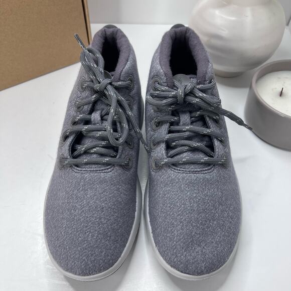 Allbirds Wool Runner-up Mizzles Water-Repellent Sneakers Medium Gray Women 9 NWB - Picture 5 of 10